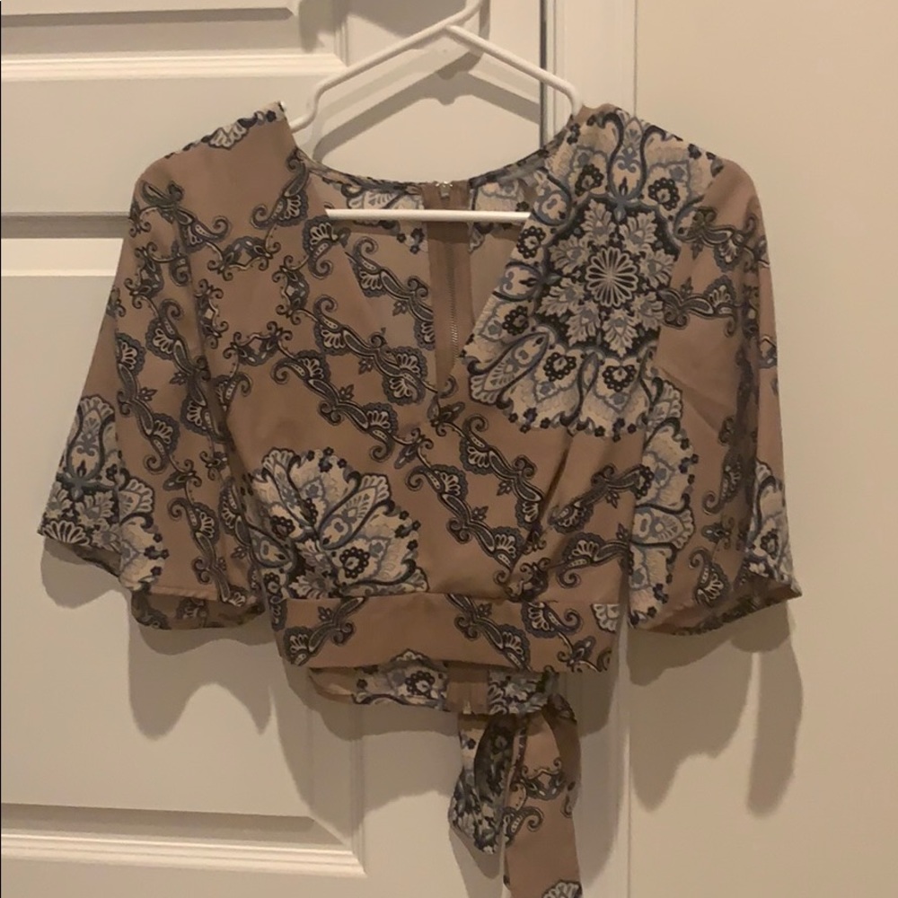Dressy crop top